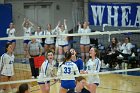 VB vs MHC  Wheaton Women's Volleyball vs Mount Holyoke College. - Photo by Keith Nordstrom : Wheaton, Volleyball, VB